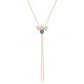 AURELIA BEE LIVA GOLD DIAMOND SAPPHIRE HAND CHAIN