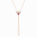 AURELIA BEE LIVA GOLD DIAMOND RUBY HAND CHAIN