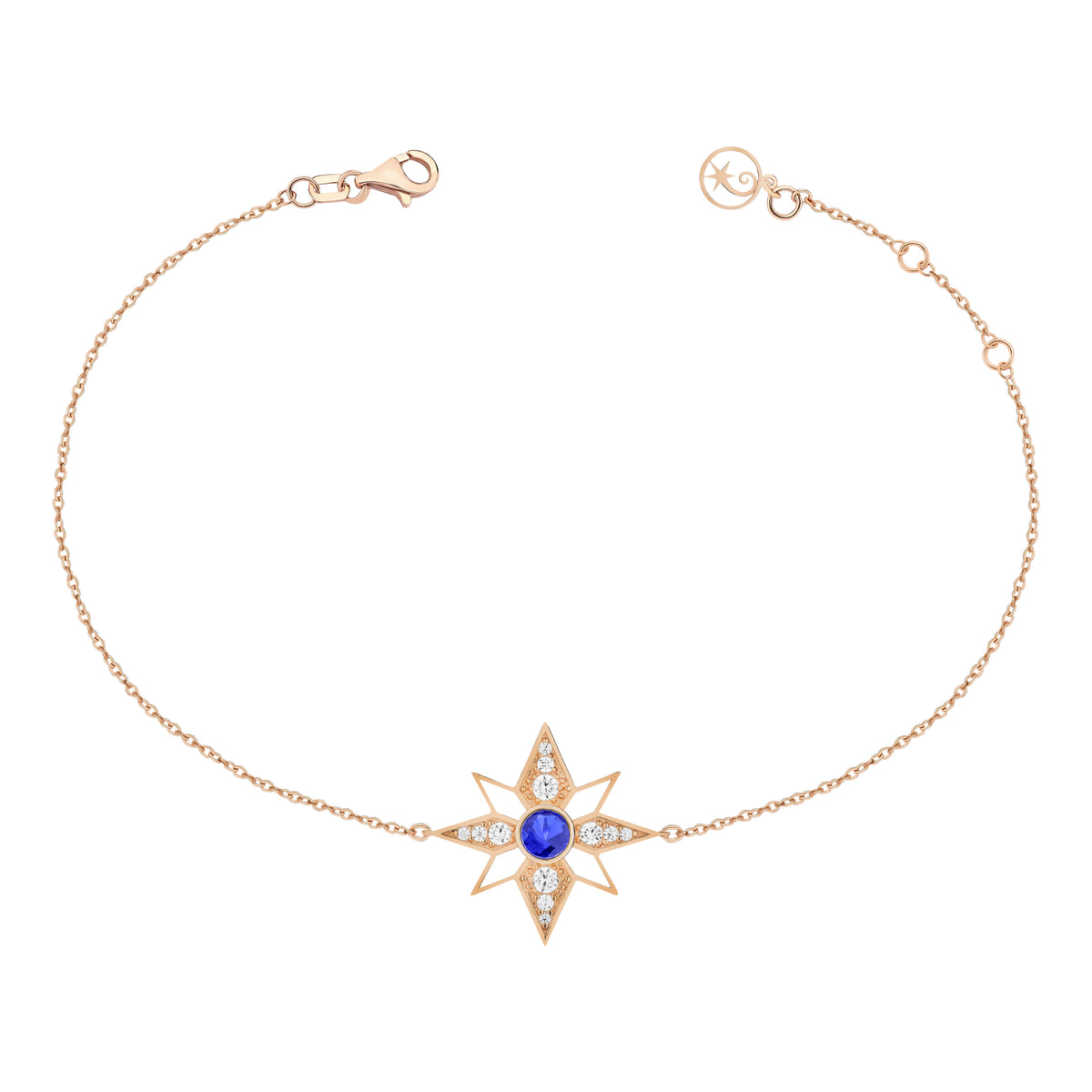 VEGA STAR VESPERA GOLD DIAMOND SAPPHIRE BRACELET