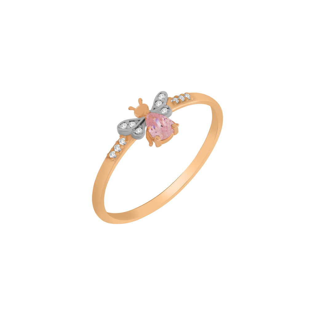 AURELIA BEE MİLA PİNK SAPHHİRE DİAMOND RING
