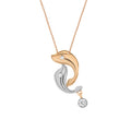 DELPHIRA DOLPHIN GOLD DIAMOND NECKLACE